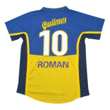 2001 Boca Junior Home Retro Soccer Jersey