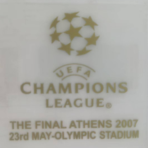 2006/07 AC Milan UEFA CHAMPIONS LEAGUE THE FINAL ATHENS 2007..... 2006/07 AC 客场用胸前 (You can buy it alone OR tell us which jersey to print it on. )
