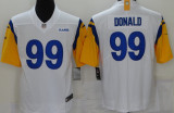 Men's Los Angeles Rams DONALD # 99 White NFL Jersey  公羊