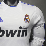 2010/11 RM Home Retro Long Sleeve Player Version Jersey 球员版