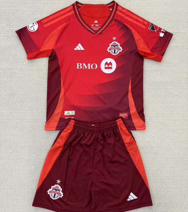 2025/26 Toronto FC Home Kids Soccer Jersey 多伦多
