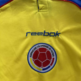 2001/02 Colombia Home Yellow Retro Soccer Jersey
