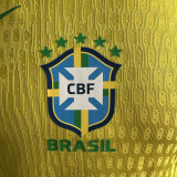 2025/26 Brazil Home Yellow Player Version Jersey