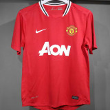 2011/2012 M Utd Home Retro Player Version Soccer Jersey