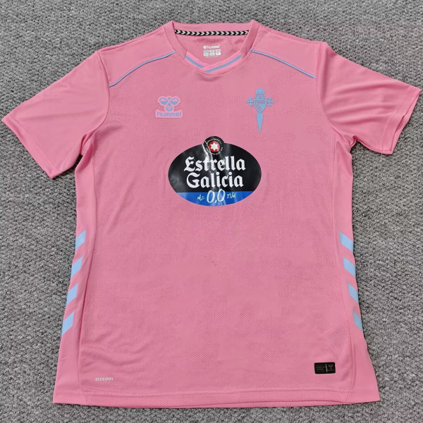 2025/26 Celta Third Pink Fans Soccer Jersey
