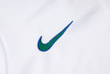 2025 Brazil White Sweater Tracksuit