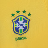 2000 Brazil Home Yellow Retro Soccer Jersey