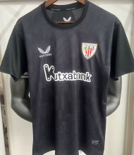 2025/26 Bilbao AT Away Black Goalkeeper Fans Soccer Jersey