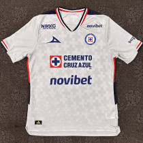 2025/26 Cruz Azul Away White Fans Soccer Jersey
