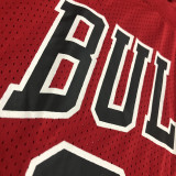 PIPPEN # 33 Bulls Red Mitchell Ness Retro Jerseys