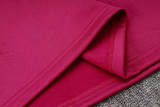 2025 PSG Red Hoody Zipper Jacket Tracksuit