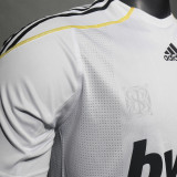 2009/10 RM White Home Retro Player Version Long Sleeve Jersey 球员版 长袖
