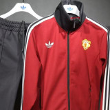 2025 M Utd Red Retro Jacket Tracksuit