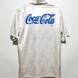 1993 Cruzeiro Away White Retro Soccer Jersey