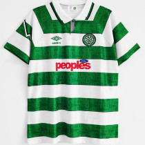 1991/92 Celtic Home Green Retro Soccer Jersey