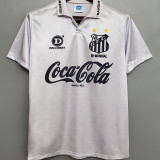1993/94 Santos Home White Retro Soccer Jersey