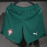 2025/26 Portugal Home Red Player Version Shorts Pants 球员版