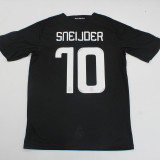 2008/09 RM Away Black Retro Long Sleeve Soccer Jersey