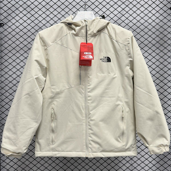 2025 TNF Velvet Thickened warm Beige Outdoor Jackets  #F3 加绒冲锋衣