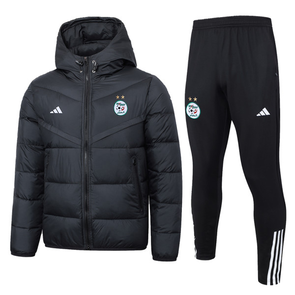 2024 Algeria Black Cotton Jacket （A Set）