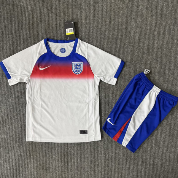 2025/26 England Home White Kids Soccer Jersey