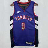 Toronto Raptors BARRETT #9 Retro Purple NBA Jerseys
