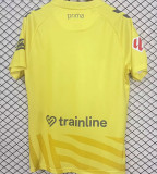 2025/26 R BTS Yellow Goalkeeper Fans Soccer Jersey