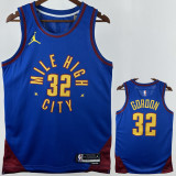 Nuggets GORDON #32 Royal Blue NBA Jersey