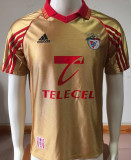1998/1999 Benfica Away Gold Retro Soccer Jersey