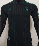 2025/26 LFC Black Retro Style Player Version Soccer Jersey