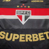 2025/26 Sao Paulo Third Black Fans Soccer Jersey