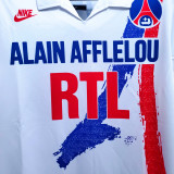 1990-1991 PSG  Home Retro Soccer Jersey
