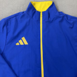 2026 Colombia Yellow And Blue Reversible Windbreaker 双面
