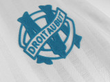 1990 Marseille Home White Retro Soccer Jersey