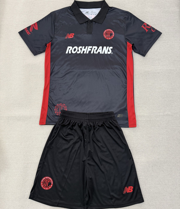 2025/26 Deportivo Toluca Third Kids Soccer Jersey 托卢卡