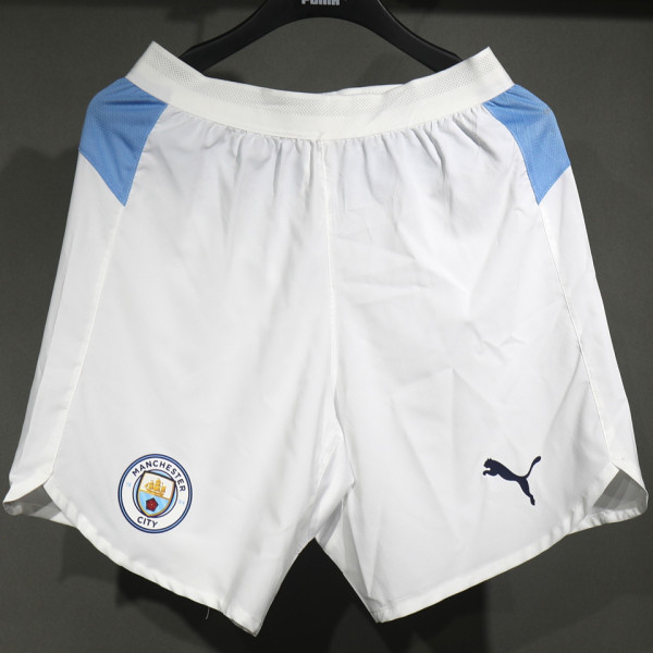 2025/26 Man City Home White Player Version Shorts Pants (A+球员版)