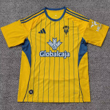 2025/26 Albacete Third Yellow Fans Soccer Jersey 阿尔巴赛特