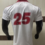 2025/26 AD x oasis #25 White Retro Style Player Version Soccer Jersey (Have No.25 带号码）