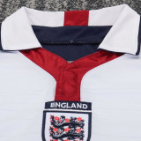 2004 England Home Kids Retro Soccer Jersey