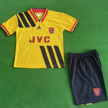 1993/1994 ARS Away Yellow Retro Kids Soccer Jersey