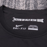 2012/13 Santos Black Retro Kids Long Sleeve Soccer Jersey