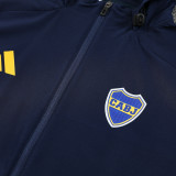 2026 Boca Sapphire Blue Windbreaker Jacket  黄三边（A Set）