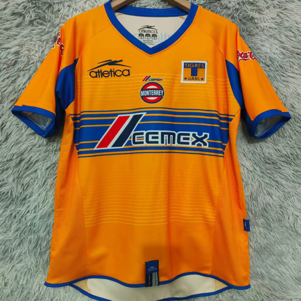 2006 Tigres UANL Home Yellow Retro Soccer Jersey