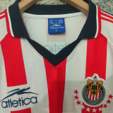 1998/1999 Chivas Home Retro Long Sleeve Soccer Jersey