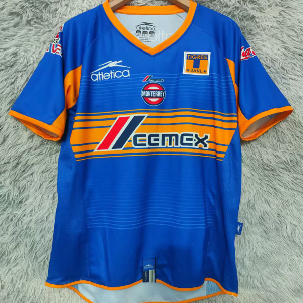 2006 Tigres UANL Away Blue Retro Soccer Jersey