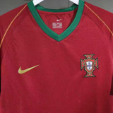 2006 Portugal Home Retro Player Version Soccer Jersey 球员版