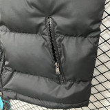 2026/27 NK x AIR Black Cotton Vest Jacket J5502 黑色带帽