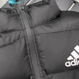 2026/27 AD Classic Black Cotton Vest Jacket J5 黑色