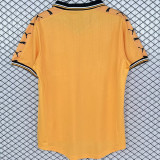 1998/1999 Wolves Home Yellow Retro Soccer Jersey