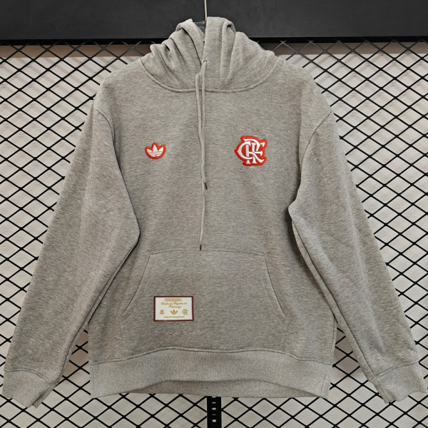 2026 Flamengo Grey Retro Style Hoody